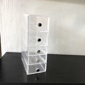 IDesign Lucite Counter 5-Drawer Organizer